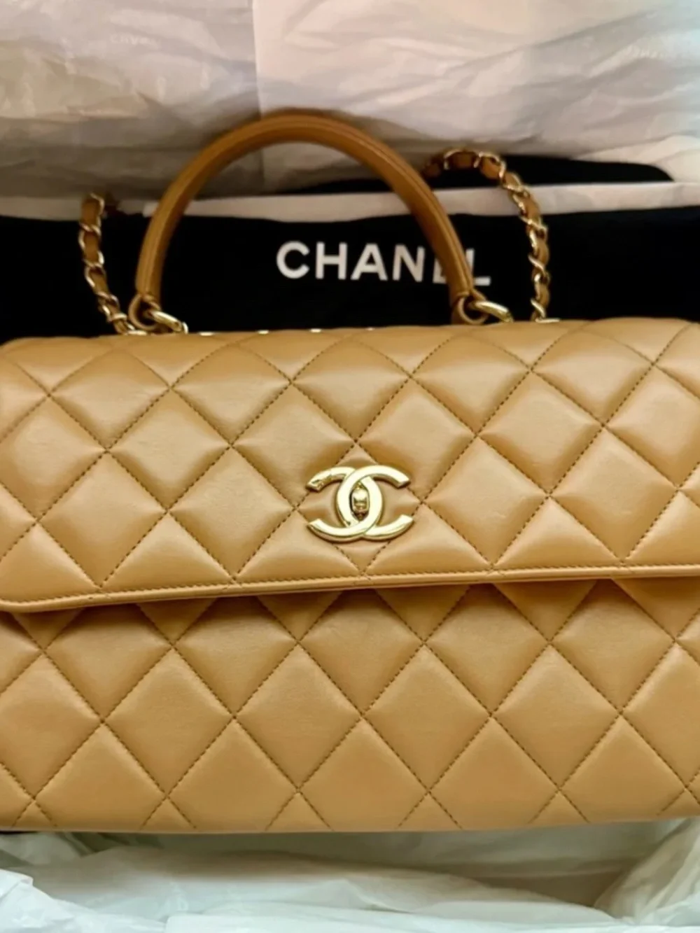 Chanel Trendy Medium Excellent Condition w/ orig. box, docs, dust bag